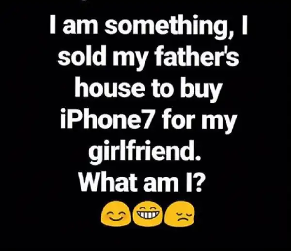 He sold his father